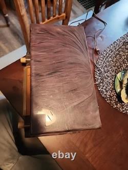 Radio Ge Vintage 1951 en Bakélite Couleur Violette Modèle 422 Fonctionnant uniquement en AM