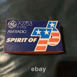 Radio General Electric Spirit of'76 7-2753 P2753 GE AM Transistor Vintage