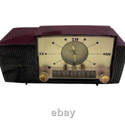 Radio General Electric a. M. #911 vintage mi-siècle/art déco fabriquée aux États-Unis