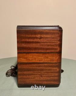 Radio Général Électrique F-74 Magic Eye Art Déco Original Vintage 1937