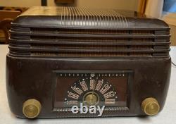 Radio Générale Électrique GE Modèle 100 Bakélite Vintage Fonctionnelle