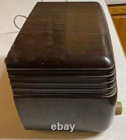 Radio Générale Électrique GE Modèle 100 Bakélite Vintage Fonctionnelle
