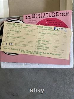Radio Miniature Vintage GE AM P2710