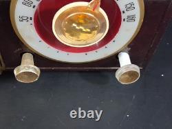 Radio Phono Musaphonic General Electric Bourgogne Tourbillon Vintage Mi-siècle