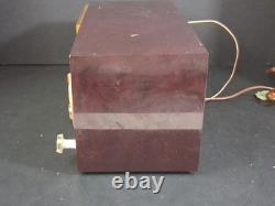 Radio Phono Musaphonic General Electric Bourgogne Tourbillon Vintage Mi-siècle