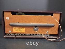 Radio Phono Musaphonic General Electric Bourgogne Tourbillon Vintage Mi-siècle