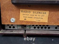 Radio Phono Musaphonic General Electric Bourgogne Tourbillon Vintage Mi-siècle