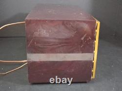 Radio Phono Musaphonic General Electric Bourgogne Tourbillon Vintage Mi-siècle