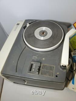 Radio Phono Viewer 34 Vintage General Electric - 34 Disques de la Bible NE FONCTIONNE PAS