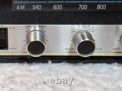 Radio Stéréo AM/FM Vintage Rarissime GE General Electric modèle T2020A et 2 Enceintes