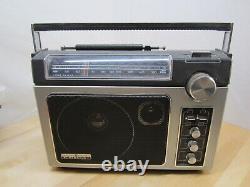 Radio Super II à longue portée General Electric 7-2885F Vintage AM/FM 200MM Fonctionne