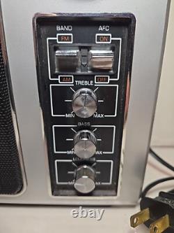 Radio SuperRadio II Vintage General Electric 7-2885F GE AM/FM Longue Portée Testée Fonctionne