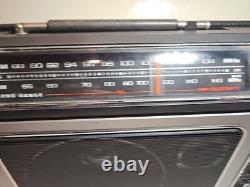 Radio SuperRadio II Vintage General Electric 7-2885F GE AM/FM Longue Portée Testée Fonctionne