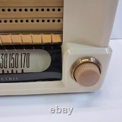 Radio à lampes Bakélite General Electric Modèle 115 des années 1940, fonctionne 115W, USA