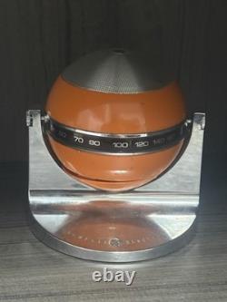 Radio à transistor AM General Electric Orbiter vintage MCM des années 1970, rare (lire la description)