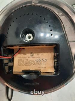 Radio à transistor AM General Electric P2775A son de soucoupe volante UFO testé atomiquement fonctionne