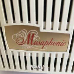 Radio à tubes AM modèle 471 de General Electric de 1955, rouge et blanc vintage, véritable charmeur