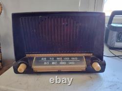 Radio à tubes Vintage Ge General Electric Modèle 404 Bandes AM Pièces Réparation