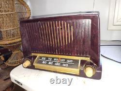 Radio à tubes Vintage Ge General Electric Modèle 404 Bandes AM Pièces Réparation