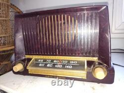 Radio à tubes Vintage Ge General Electric Modèle 404 Bandes AM Pièces Réparation
