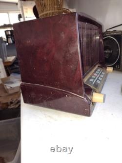 Radio à tubes Vintage Ge General Electric Modèle 404 Bandes AM Pièces Réparation