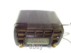 Radio à tubes Vintage General Electric GE AM/OC, Fonctionnelle, RARE