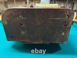 Radio à tubes vintage General Electric H-634 modèle L-573 en bois d'origine de 1939