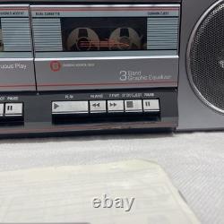 Radio-cassette portable stéréo vintage General Electric 3-5682A, boombox rétro