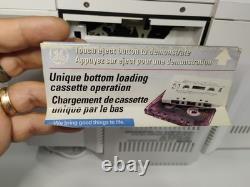 Radio cassette stéréo de cuisine GE Spacemaker vintage des années 1990 blanche NEUVE