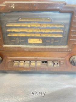 Radio en bois vintage antique General Electric