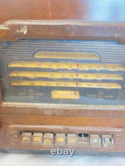 Radio en bois vintage antique General Electric