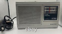 Radio météo AM/FM Vintage GE General Electric Sanyo 24 heures