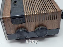 Radio-réveil Flip Clock Général Électrique Vintage 1984 7-4305D Testé