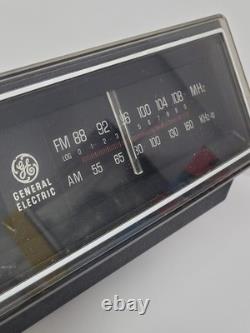 Radio-réveil Flip Clock Général Électrique Vintage 1984 7-4305D Testé