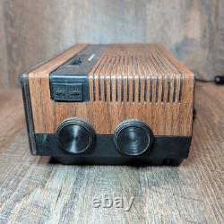 Radio-réveil à horloge à bascule vintage GE General Electric 7-4305D testé et fonctionnel