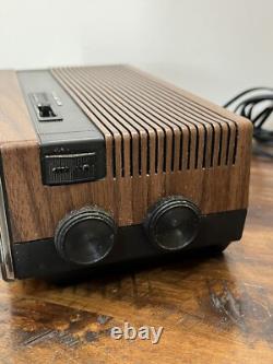 Radio-réveil à inverse vintage General Electric 1984 7-4305F FONCTIONNEL