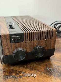 Radio-réveil à inverse vintage General Electric 1984 7-4305F FONCTIONNEL