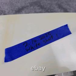 Radio-réveil à tubes AM GE Vintage MCM Modèle C-402A Blanc FONCTIONNEL