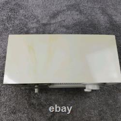 Radio-réveil à tubes AM GE Vintage MCM Modèle C-402A Blanc FONCTIONNEL