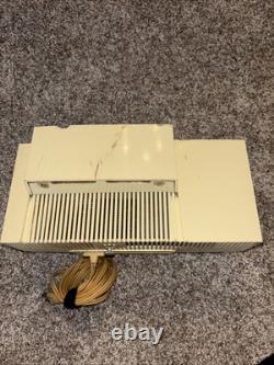 Radio réveil à tubes General Electric modèle C-430A AM GE vintage MCM blanc FONCTIONNE