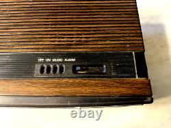 Radio-réveil flip clock General Electric vintage des années 1980 7-4305F FONCTIONNEL