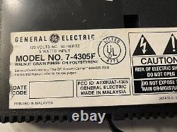 Radio-réveil flip clock General Electric vintage des années 1980 7-4305F FONCTIONNEL