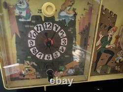 Radio-réveil vintage GE General Electric Disney Disneyland pour les jeunes jaune