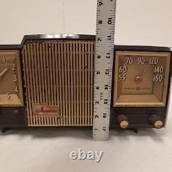Radio-réveil vintage General Electric GE, modèle rare 580 Musaphonic