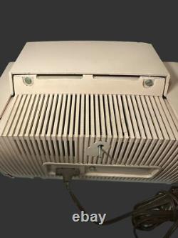 Radio-réveil vintage de l'ère atomique General Electric C-431-A Rose, fonctionne LIRE