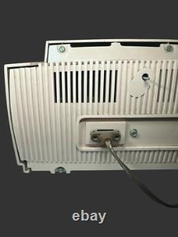 Radio-réveil vintage de l'ère atomique General Electric C-431-A Rose, fonctionne LIRE