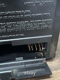 Radio stéréo à bande 8 pistes Vintage Général Electric Modèle n° 3-5532A des années 1980 en état de marche