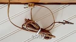 Radio stéréo de table à état solide Vintage General Electric GE en boîtier en bois fonctionne