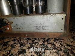 Radio stéréo de table vintage General Electric E61 Tube Tombstone E-61