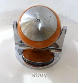 Radio transistor vintage GE Orbiter époque spatiale années 1970 orange MCM Orb Radio